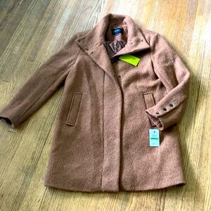 Marc New York camel wool winter coat Size Large NWT